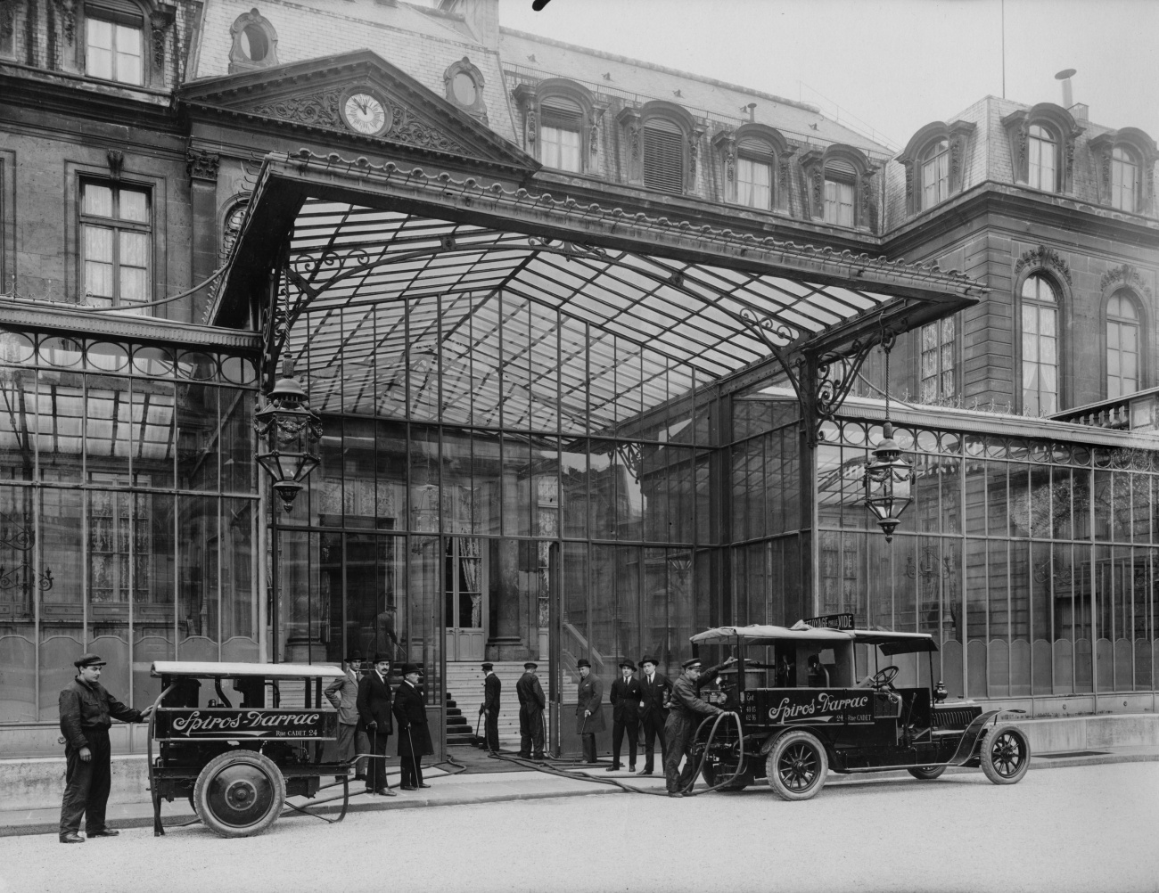 Nettoyage de l'Élysée par aspiration (1921-1922)